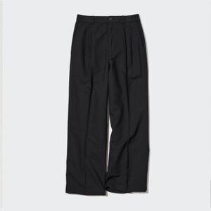 NWT! Uniqlo Linen Blend Tucked Wide Pants Size Small